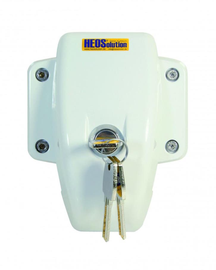 HEOSafe Door Frame Lock 1 Wit, Caravans en Kamperen, Camper-accessoires, Nieuw, Ophalen of Verzenden