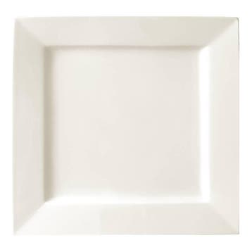 Vierkante Witte Bord Porselein | 26,5cm (Stuks 4), Verzenden