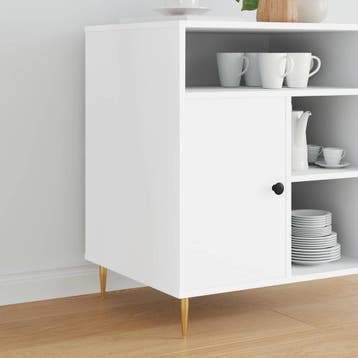 vidaXL Staande Poten 2 st Goud 98 x 40 mm IJzer, Doe-het-zelf en Verbouw, Verzenden, Nieuw
