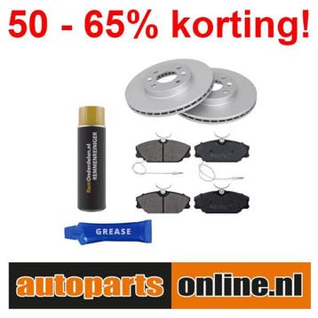 Remschijven + Remblokken Renault Laguna voorzijde, Verzenden, Nieuw, Renault