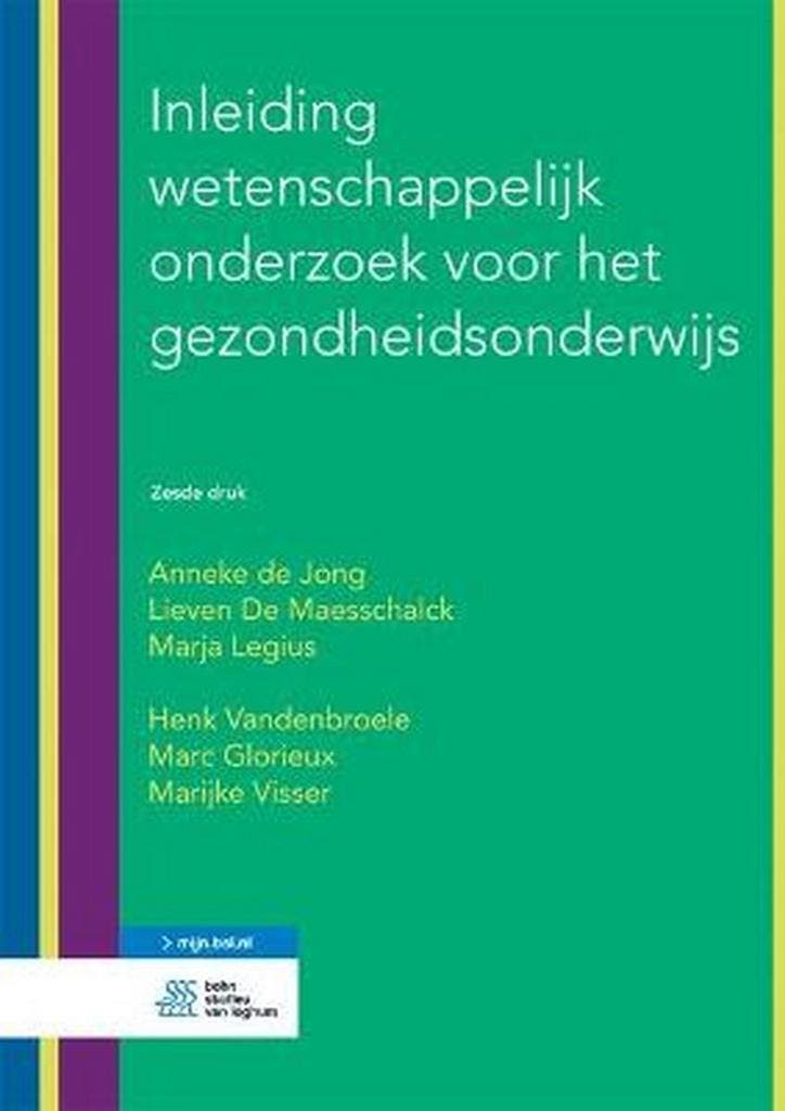 9789036812757 Inleiding wetenschappelijk onderzoek voor h..., Boeken, Schoolboeken, Zo goed als nieuw, Verzenden