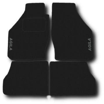 Velours automatten met LOGO - Opel Agila A 2000-2008 outlet, Auto diversen, Verzenden, Nieuw