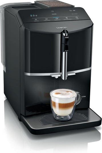 Siemens koffiemachine met bonen zwart EQ300 TF301E19 - Volau, Verzenden, Nieuw