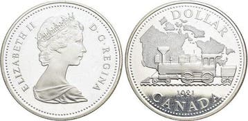 Dollar 1981 Canada Elisabeth Ii 1952-2022, Postzegels en Munten, Verzenden