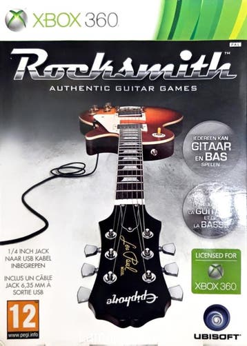 Rocksmith met Ringtone kabel (xbox 360 tweedehands game), Ophalen of Verzenden, Zo goed als nieuw