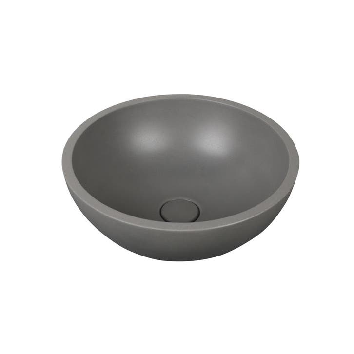 Waskom Karis 36x36x14.5cm beton rond grijs inclusief, Doe-het-zelf en Verbouw, Sanitair, Verzenden