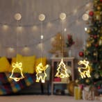 LED kerstfiguurtjes set - 4 delig - Warm wit, Ophalen of Verzenden, Nieuw