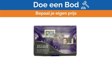 Bieden: Iris TFT LCD headrest monitor 7 inch display, Ophalen of Verzenden, Nieuw, Kabel of Apparatuur