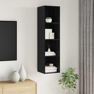 Wandmeubel Modern Zwart | Tweedekansje | OP=OP, Huis en Inrichting, Kasten | Televisiemeubels, Minder dan 50 cm, 100 tot 150 cm