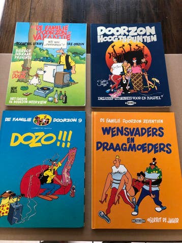 4 Verzamelaars-Items - Gerrit de Jager - Familie Doorzon, Ophalen of Verzenden, Zo goed als nieuw, Boek of Spel