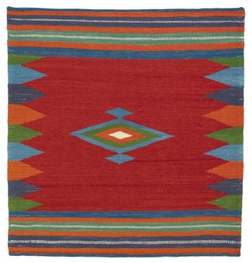 Handgeweven Designer Kelim - Kelim - 105 cm - 100 cm, Nieuw