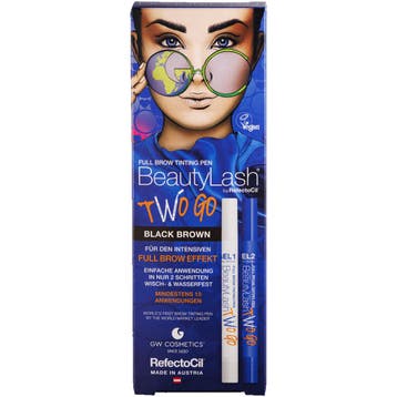BeautyLash  Brow Tinting Pen  Black Brown, Verzenden, Nieuw
