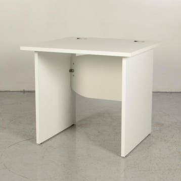 Bureau Solidesk - Wit -80 x 80 cm, Ophalen of Verzenden, Nieuw