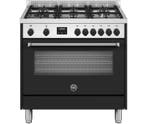 Bertazzoni MPL96L1ENET gas fornuis met 6 branders, zwart1860, Ophalen of Verzenden, Nieuw