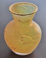 Daum Frères - Vaas - Glas - Talking miniatuurvaasje