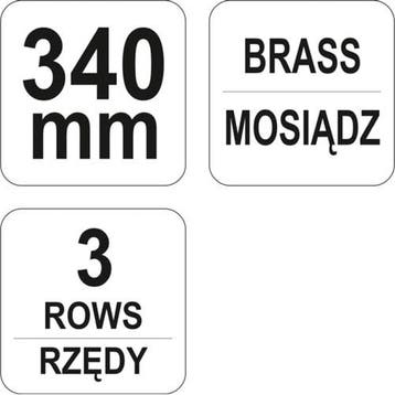 Yato Yt-6341 Staalborstel, Verzenden, Nieuw