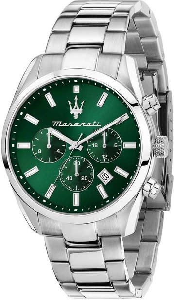 Maserati R8853151011 Attrazione herenhorloge 43 mm, Overige merken, Staal, Verzenden, Polshorloge