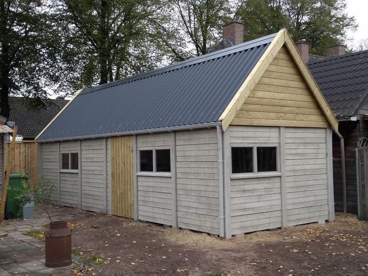 Garages Bergingen voordelige hout structuur Betonsysteembouw, Tuin en Terras, Bergingen en Tuinkasten, Overige typen, Nieuw, Overige materialen