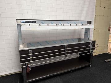 Afinox verwarmd buffet 6x 1/1 gn, Ophalen of Verzenden, Nieuw zonder verpakking, Transport en Opslag