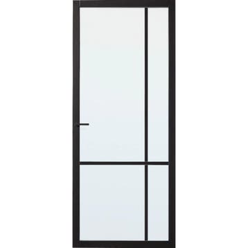 Skantrae binnendeur SSL4007 83x231,5 (Zwart, Stomp), 80 tot 100 cm, 215 cm of meer, Binnendeur, Nieuw