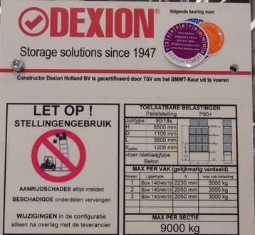 Dexion P90 Losse liggers te koop (gebruikt)