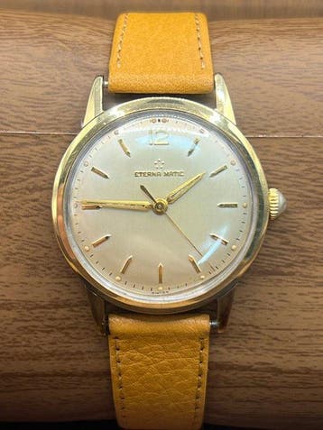 Eterna-Matic - Gold Top Dress Watch - Zonder minimumprijs, Nieuw