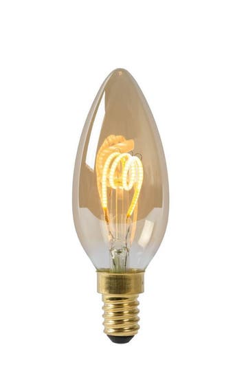 Lucide LED Bulb - Filament lamp Ø 3,5 cm LED Dimb. E14 1x3W, Verzenden, Nieuw, E14 (klein)