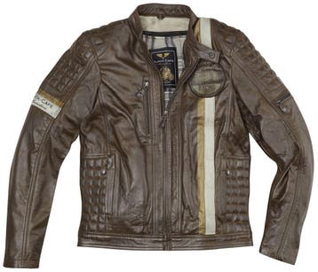 Black-Cafe London Barcelona Bruin Leren Motorjas, Nieuw met kaartje, Jas | leer, Black-Cafe London, Heren