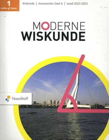 Moderne Wiskunde 1 vmbo gt havo 2022 2023 Antw 9789001599546, Zo goed als nieuw