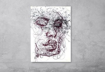 D. Witschkanow -  „Burgundy Anatomy of a Forgotten Face“