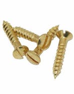 20 Houtschroeven Timeless 3,5x20 messing, Verzenden, Nieuw