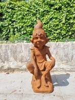 Beeldje - A dreaming garden gnome - IJzer