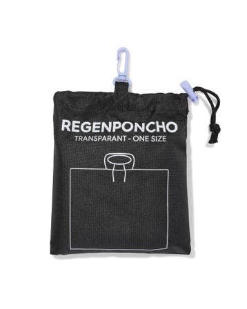 HEMA Herbruikbare regenponcho transparant, Verzenden, Nieuw