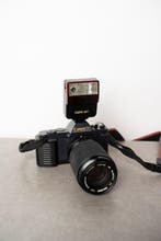 Canon T50 + MC Soligor C/D Zoom+Macro 75-205mm f3,8-4,8 +, Nieuw