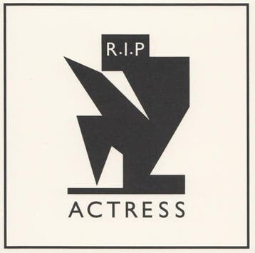 cd digi - Actress - R.I.P, Verzenden, Zo goed als nieuw