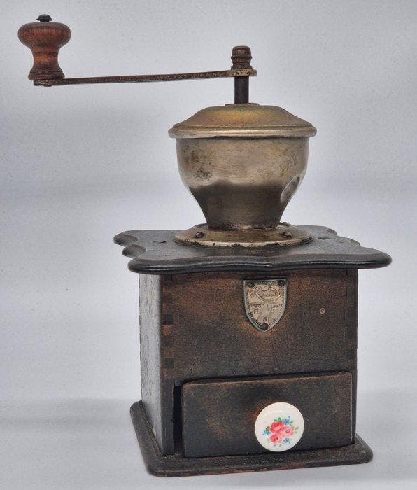 Ruko M.F.N. – Antike Kaffeemühle - Koffiemolen - Hout,, Antiek en Kunst, Antiek | Keukenbenodigdheden