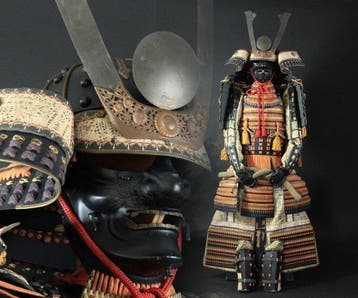Harnas - Japan - Levensgrote samurai-harnasset – oranje