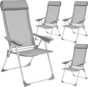 2dekans | tectake® - Kampeerstoelen - Campingstoel, Ophalen of Verzenden, Zo goed als nieuw