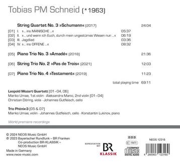 cd - leopold mozart quartett trio phonix - TOBIAS PM SCHN..., Verzenden, Zo goed als nieuw