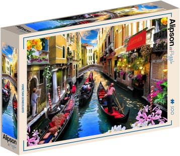 Venetian Gondoliers Puzzel (500 stukjes) | Alipson Puzzle -, Verzenden, Nieuw