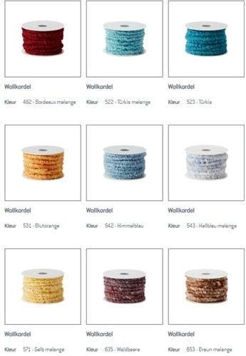 Wolkoord Wolkordel Dik 752 Berber 10 mm per 10 meter, Ophalen of Verzenden, Nieuw