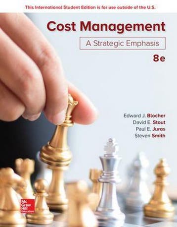ISE Cost Management: A Strategic Emphasis - Edward Blocher, Verzenden, Zo goed als nieuw, Edward Blocher