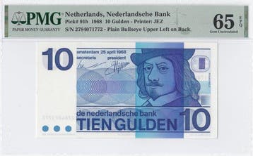 Nederland. - 10 Gulden - 1968 - Frans Hals - Pick 91b, Postzegels en Munten