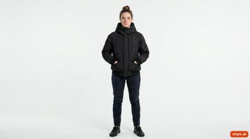 FRILIVIN Pufferjassen Dames maat M Zwart Vintage, Ophalen of Verzenden, Nieuw