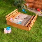 Zandbak - 90 x 90 x 17,4 cm, Kinderen en Baby's, Speelgoed | Buiten | Zandbakken, Verzenden, Nieuw
