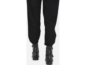 BRONX New Tough - Enkellaarzen - Blokhak - Zwart - Maat 37, Verzenden, Nieuw