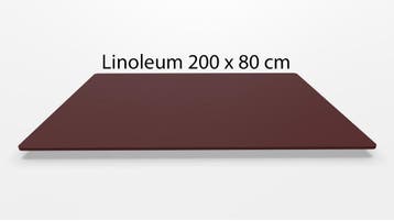 Linoleum blad, 200x80cm, Overige plaatsen, Ophalen of Verzenden, Nieuw in verpakking, Bureau