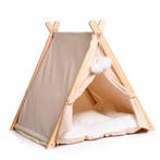 Tipi Tent voor katten of kleine honden Ecru (Slapen & Wonen), Ophalen of Verzenden, Nieuw, Overige