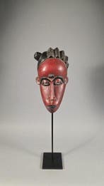 houten masker - Baule - Ivoorkust (Zonder minimumprijs)
