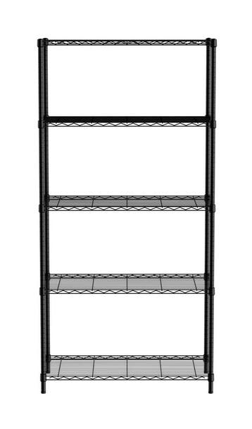 Opbergrek Met 5 Schappen, Hendi, Zwart, 910x455x(h)1830mm, Ophalen of Verzenden, Nieuw in verpakking